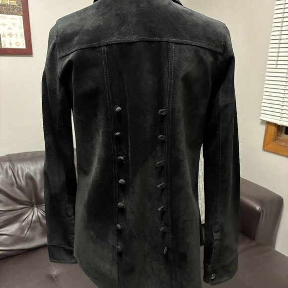 100% suede button down - Picture 2 of 10